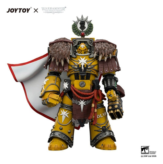 Warhammer Actionfigur Imperial Fists Lord Castellan Evander Garrius, The Tyrant of Cthonia 14 cm - Preorder - ETA: 25.09.2026