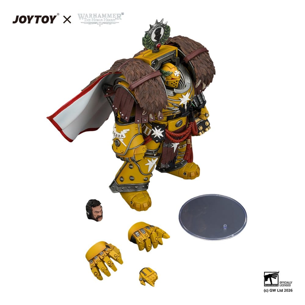 Warhammer Actionfigur Imperial Fists Lord Castellan Evander Garrius, The Tyrant of Cthonia 14 cm - Preorder - ETA: 07.10.2026