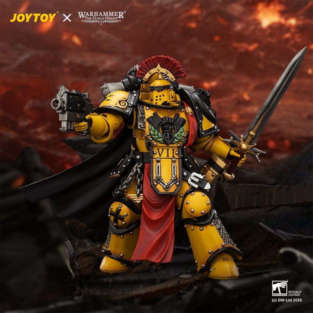 Warhammer Actionfigur Imperial Fists Legion Praetor in Mk III Armour 13 cm - Preorder - ETA: 07.10.2026