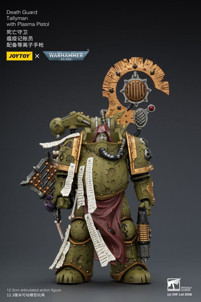 Warhammer 40,000 Actionfigur Death Guard Tallyman 12 cm - Preorder - ETA: 25.09.2026