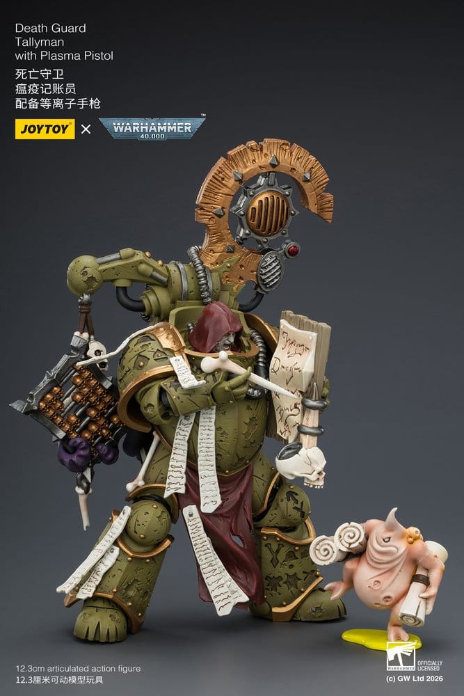 Warhammer 40,000 Actionfigur Death Guard Tallyman 12 cm - Preorder - ETA: 25.09.2026
