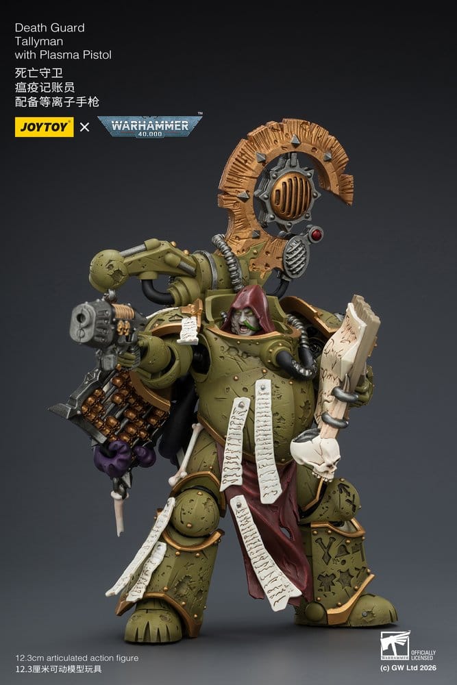 Warhammer 40,000 Actionfigur Death Guard Tallyman 12 cm - Preorder - ETA: 25.09.2026