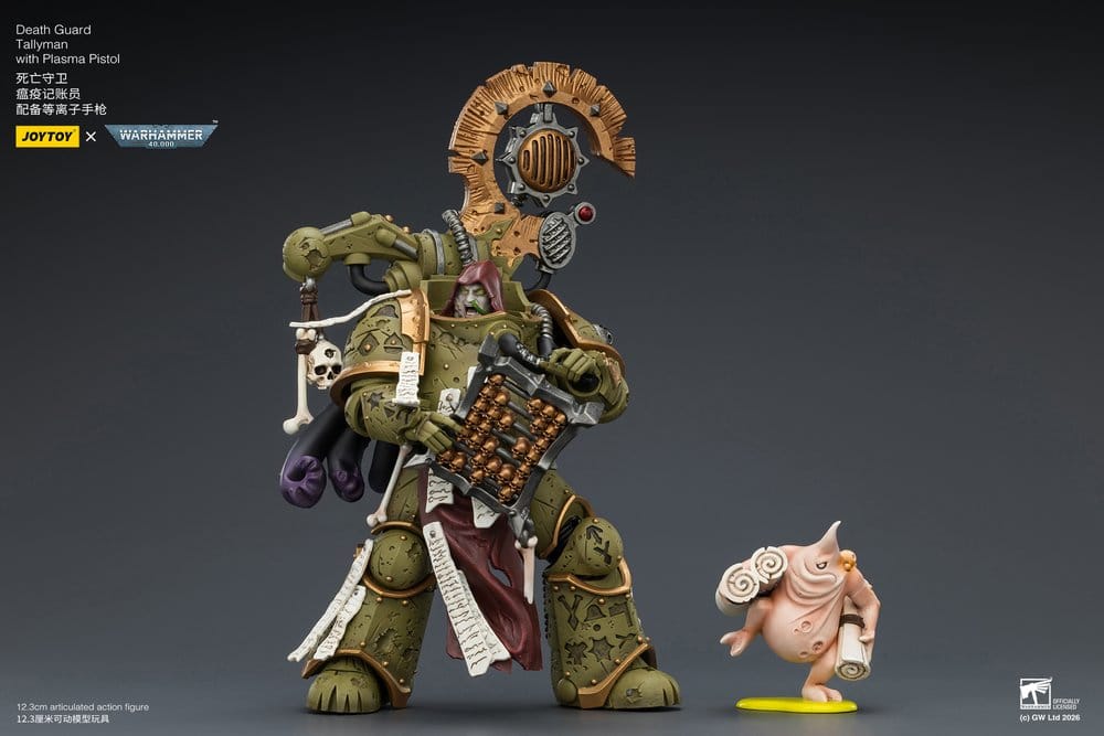 Warhammer 40,000 Actionfigur Death Guard Tallyman 12 cm - Preorder - ETA: 25.09.2026