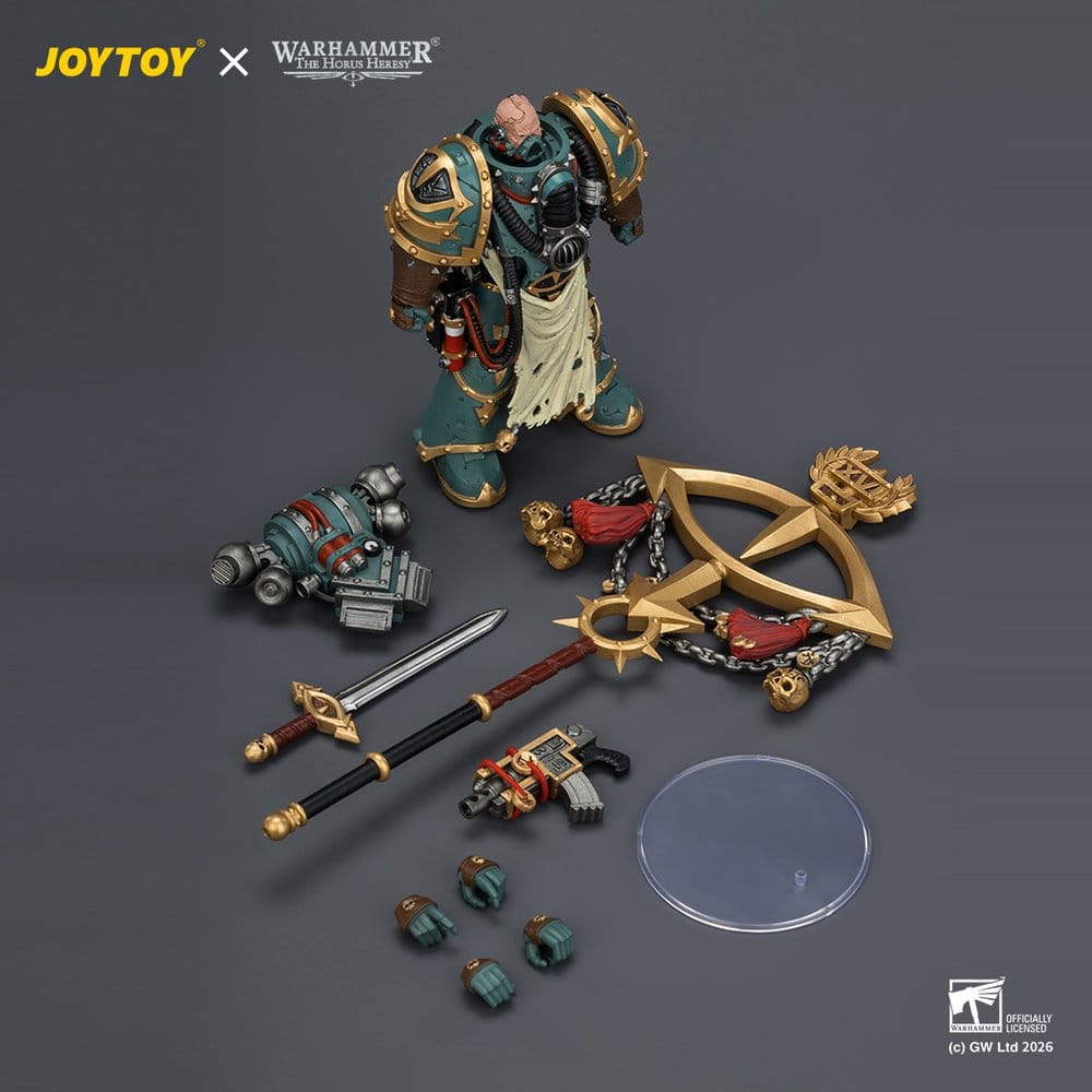 Warhammer Actionfigur Sons of Horus Maloghurst the Twisted, the Warmaster's Equerry 13 cm - Preorder - ETA: 25.11.2026