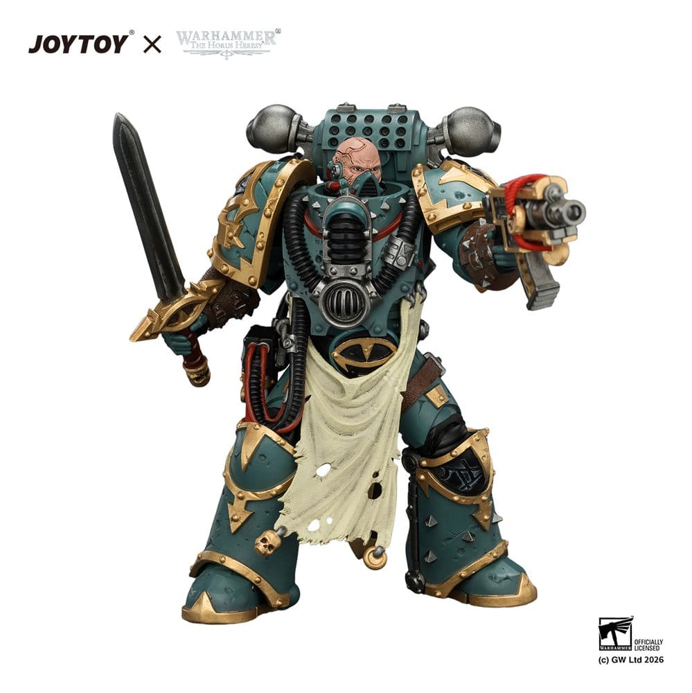 Warhammer Actionfigur Sons of Horus Maloghurst the Twisted, the Warmaster's Equerry 13 cm - Preorder - ETA: 25.11.2026