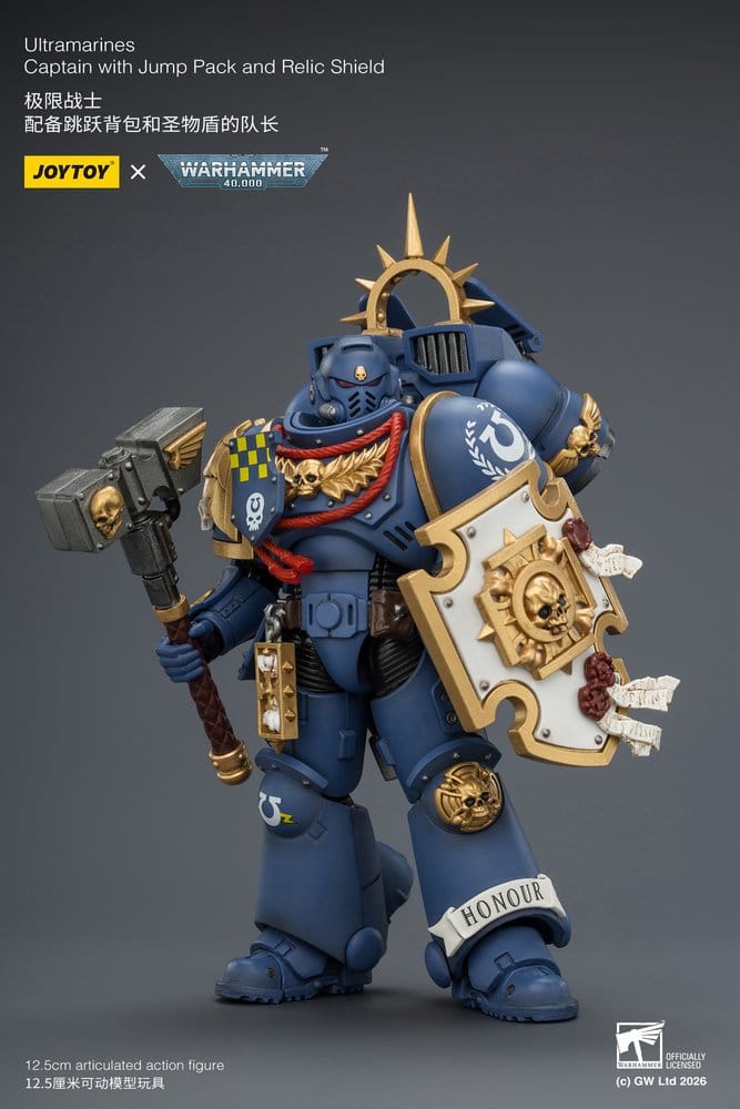 Warhammer Actionfigur Ultramarines Captain 13 cm - Preorder - ETA: 25.11.2026