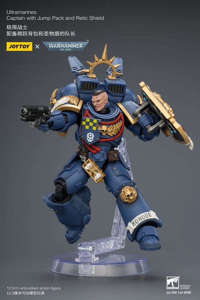 Warhammer Actionfigur Ultramarines Captain 13 cm - Preorder - ETA: 25.11.2026