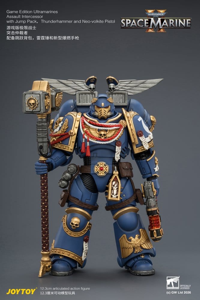 Warhammer Actionfigur Game Edition Ultramarines Assault Intercessor 12 cm - Preorder - ETA: 25.11.2026