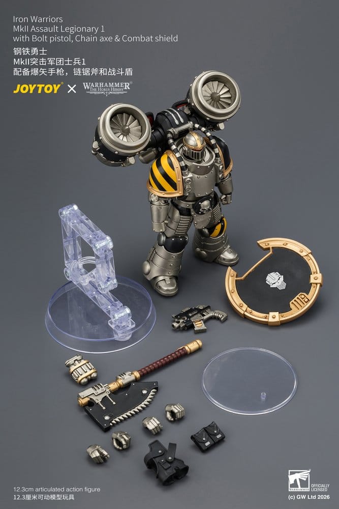 Warhammer The Horus Heresy Actionfigur Iron Warriors MkII Assault Legionary 1 12 cm - Preorder - ETA: 25.11.2026
