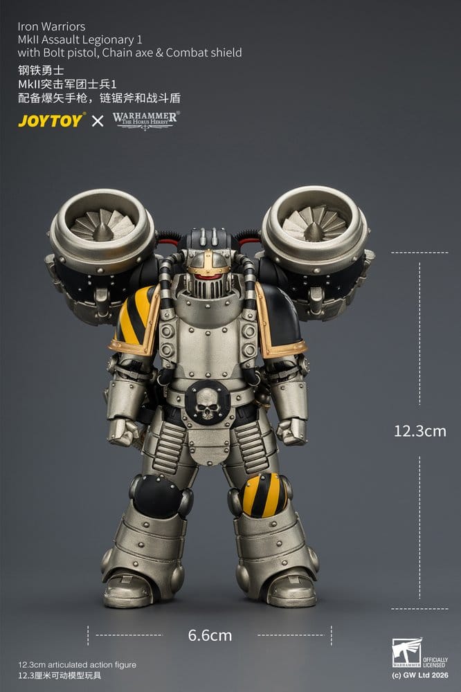 Warhammer The Horus Heresy Actionfigur Iron Warriors MkII Assault Legionary 1 12 cm - Preorder - ETA: 25.11.2026