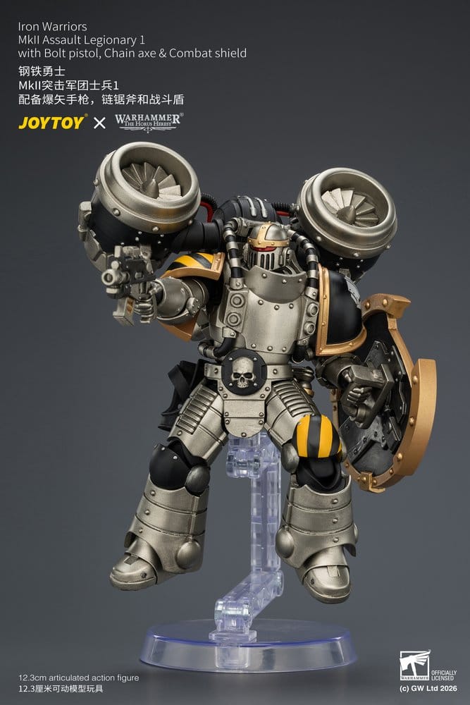 Warhammer The Horus Heresy Actionfigur Iron Warriors MkII Assault Legionary 1 12 cm - Preorder - ETA: 25.11.2026