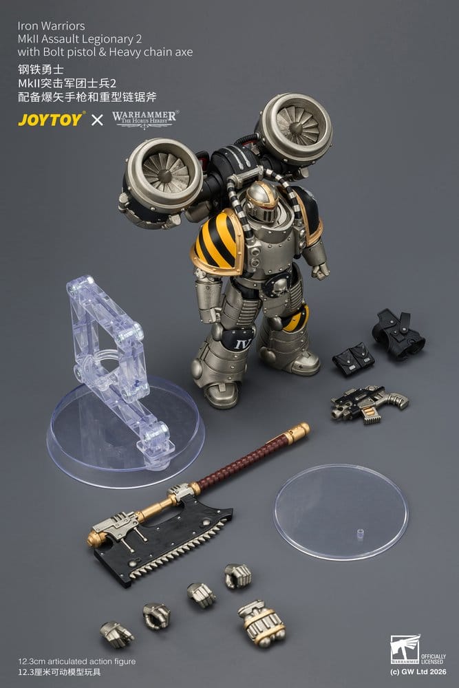 Warhammer The Horus Heresy Actionfigur Iron Warriors MkII Assault Legionary 2 12 cm - Preorder - ETA: 25.11.2026