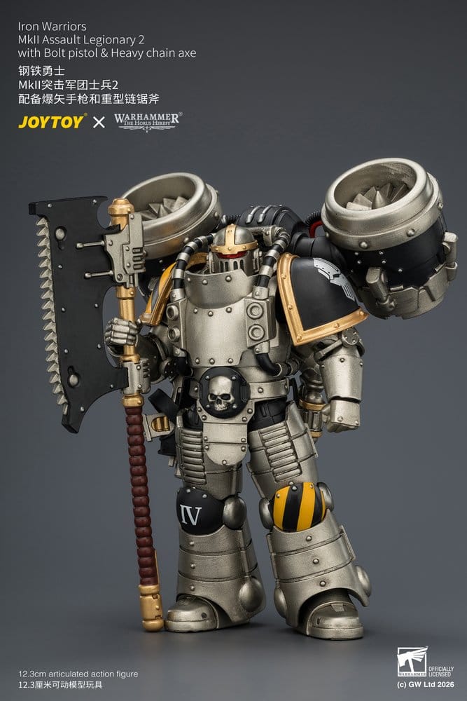 Warhammer The Horus Heresy Actionfigur Iron Warriors MkII Assault Legionary 2 12 cm - Preorder - ETA: 25.11.2026