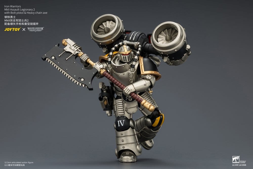 Warhammer The Horus Heresy Actionfigur Iron Warriors MkII Assault Legionary 2 12 cm - Preorder - ETA: 25.11.2026