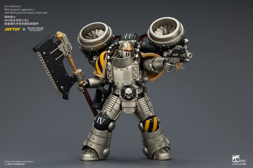 Warhammer The Horus Heresy Actionfigur Iron Warriors MkII Assault Legionary 2 12 cm - Preorder - ETA: 25.11.2026