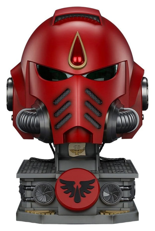 Warhammer Replik Blood Angels MkX Helm & Displayständer 44 cm - Preorder - ETA: 25.05.2027