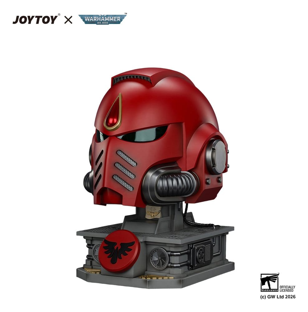 Warhammer Replik Blood Angels MkX Helm & Displayständer 44 cm - Preorder - ETA: 25.05.2027