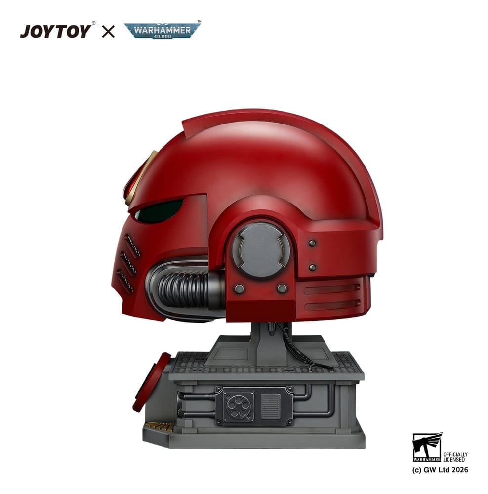 Warhammer Replik Blood Angels MkX Helm & Displayständer 44 cm - Preorder - ETA: 25.05.2027