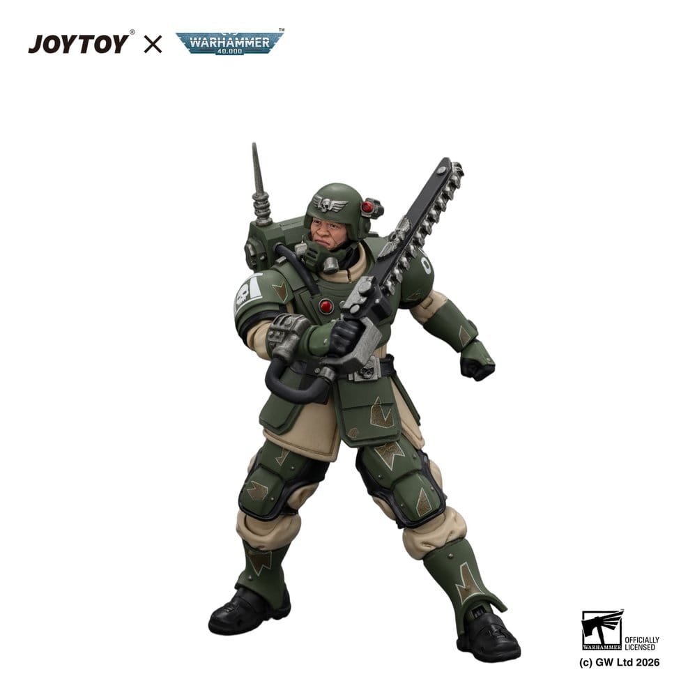 Warhammer Actionfigur Astra Militarum Kasrkin 1 with Chainsword and Plasma Pistol - Preorder - ETA: 25.01.2027