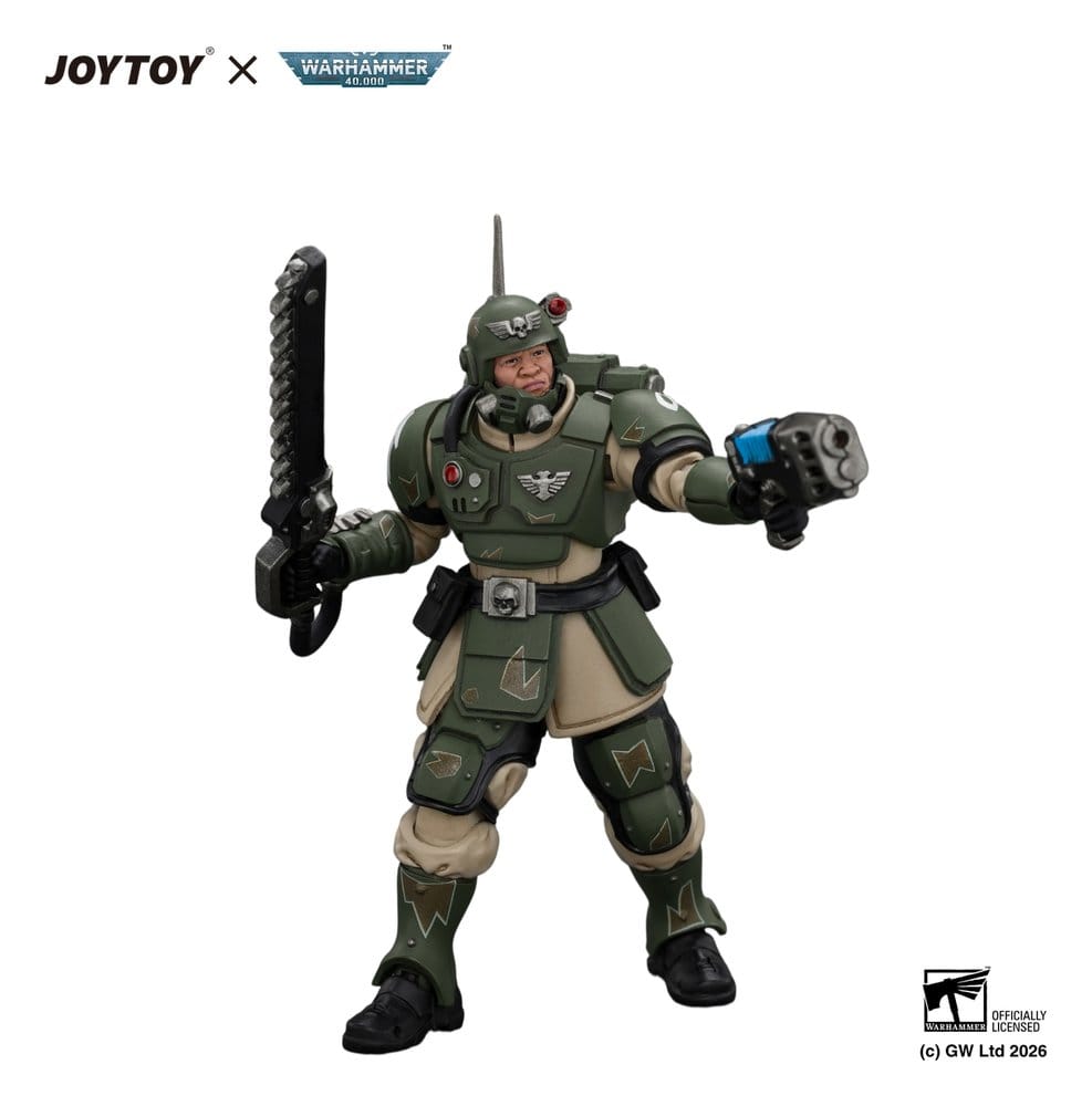 Warhammer Actionfigur Astra Militarum Kasrkin 1 with Chainsword and Plasma Pistol - Preorder - ETA: 25.01.2027