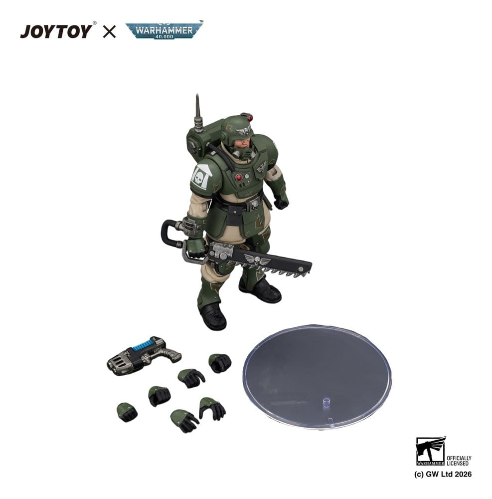 Warhammer Actionfigur Astra Militarum Kasrkin 1 with Chainsword and Plasma Pistol - Preorder - ETA: 25.01.2027