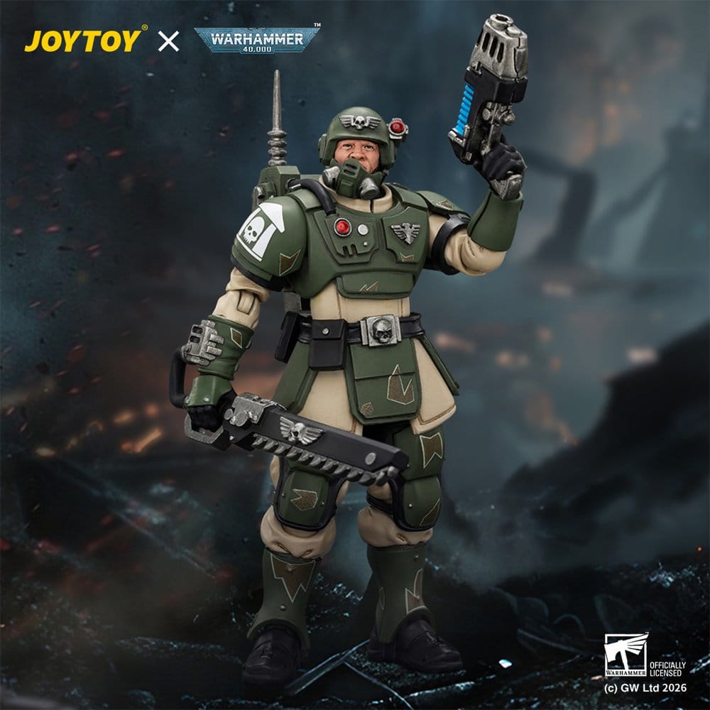 Warhammer Actionfigur Astra Militarum Kasrkin 1 with Chainsword and Plasma Pistol - Preorder - ETA: 25.01.2027