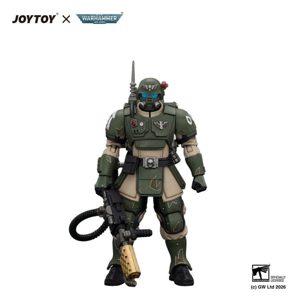 Warhammer Actionfigur Astra Militarum Kasrkin 2 with Flamer - Preorder - ETA: 25.01.2027