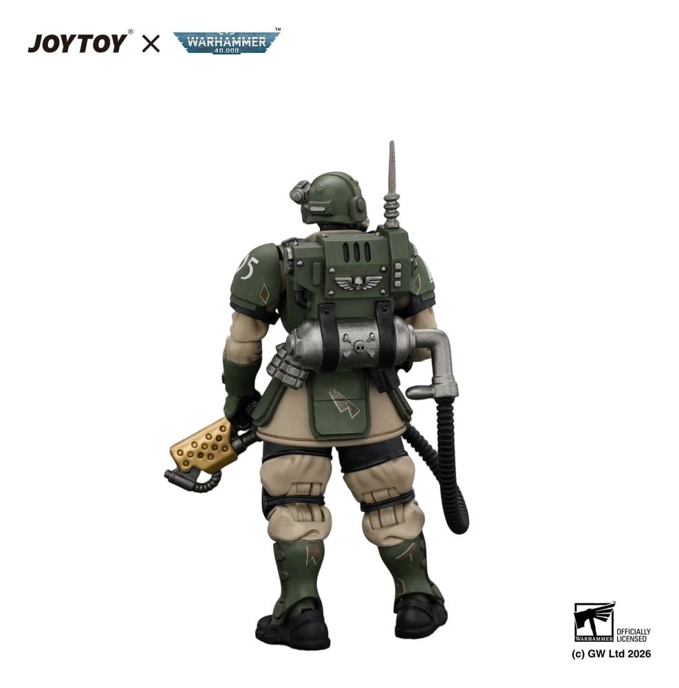 Warhammer Actionfigur Astra Militarum Kasrkin 2 with Flamer - Preorder - ETA: 25.01.2027