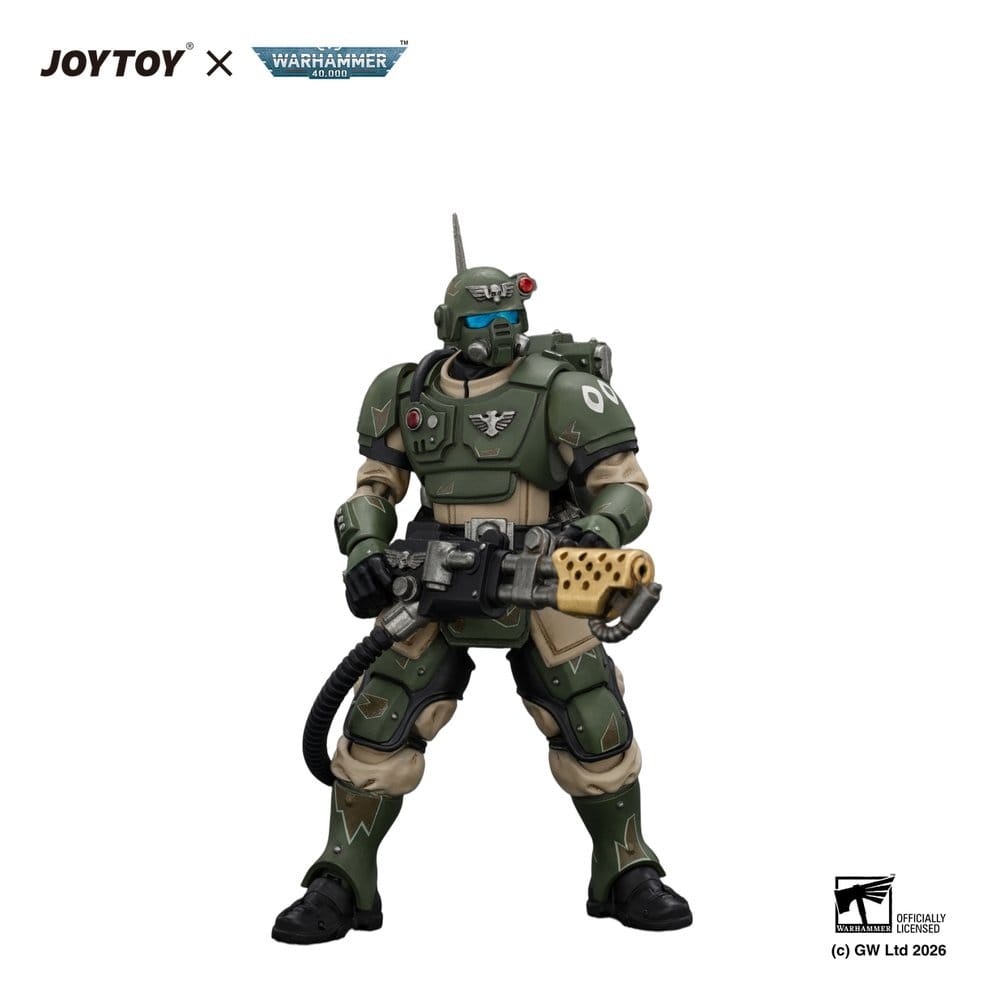 Warhammer Actionfigur Astra Militarum Kasrkin 2 with Flamer - Preorder - ETA: 25.01.2027