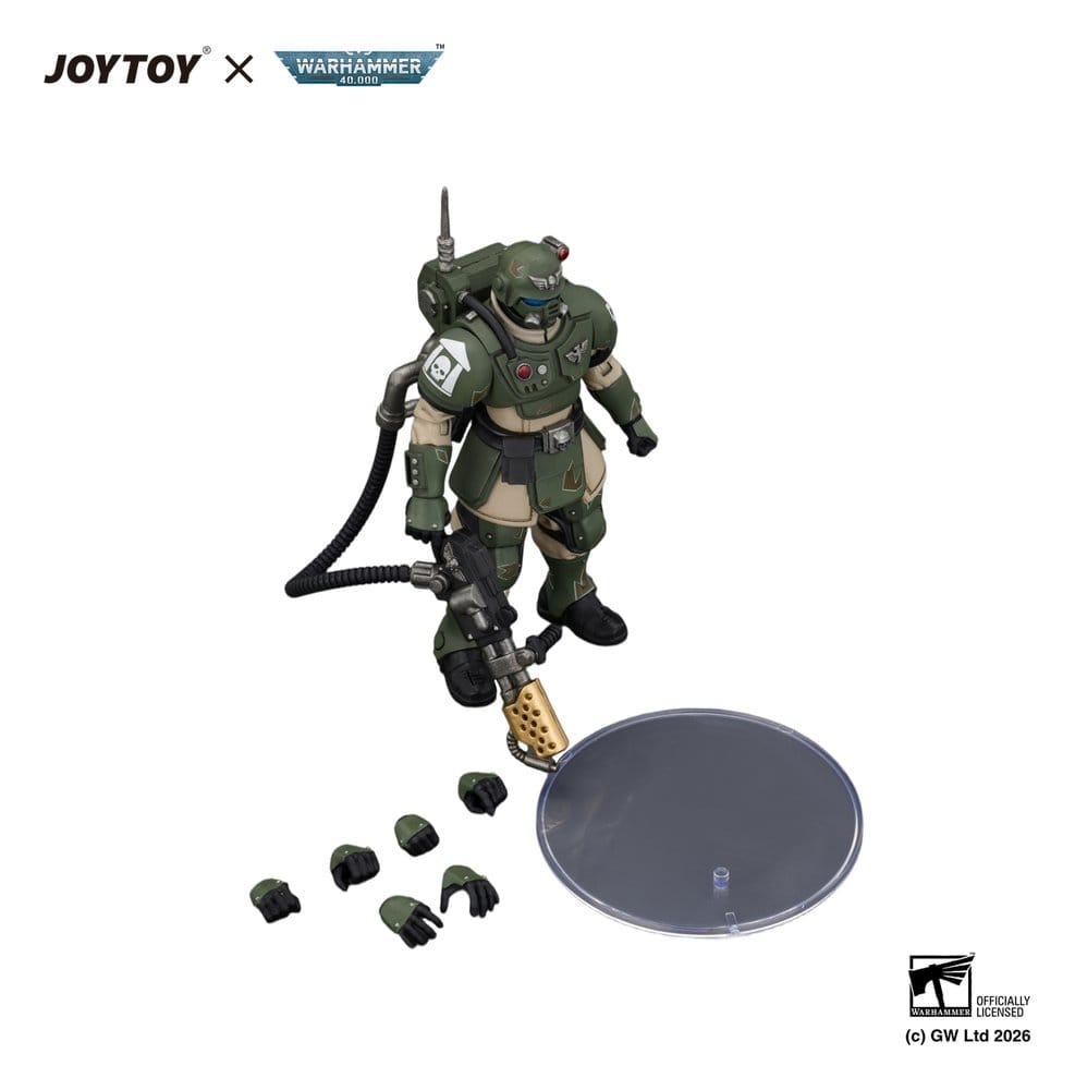Warhammer Actionfigur Astra Militarum Kasrkin 2 with Flamer - Preorder - ETA: 25.01.2027