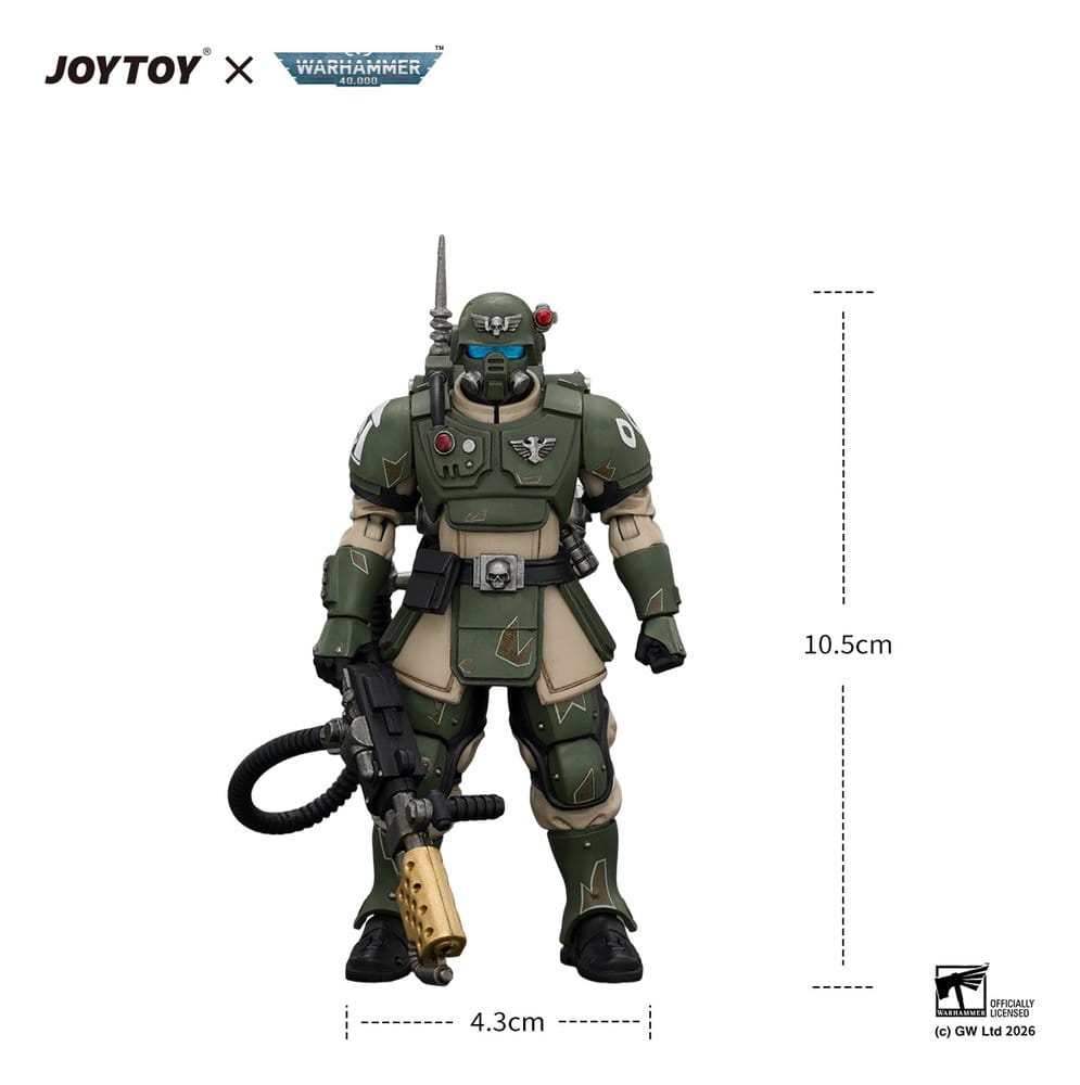Warhammer Actionfigur Astra Militarum Kasrkin 2 with Flamer - Preorder - ETA: 25.01.2027