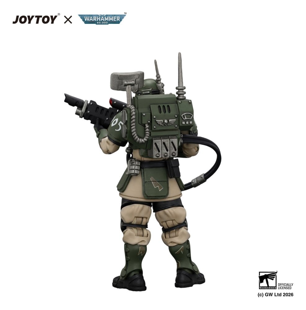 Warhammer Actionfigur Astra Militarum Kasrkin 3 with Hot-shot Lasgun and Vox-caster - Preorder - ETA: 25.01.2027