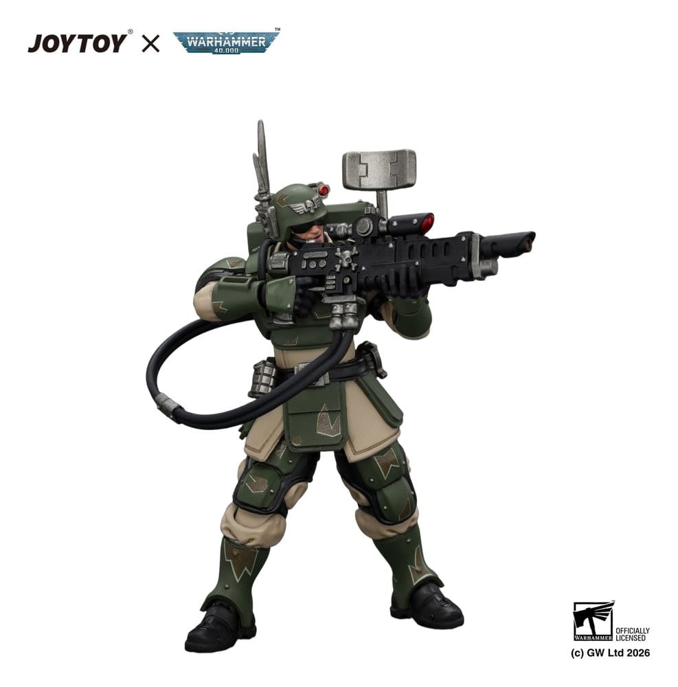 Warhammer Actionfigur Astra Militarum Kasrkin 3 with Hot-shot Lasgun and Vox-caster - Preorder - ETA: 25.01.2027