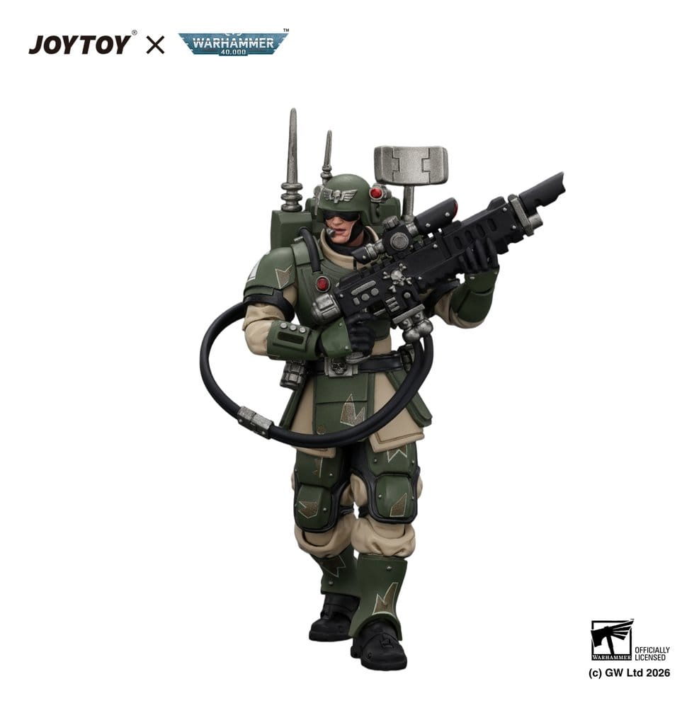 Warhammer Actionfigur Astra Militarum Kasrkin 3 with Hot-shot Lasgun and Vox-caster - Preorder - ETA: 25.01.2027