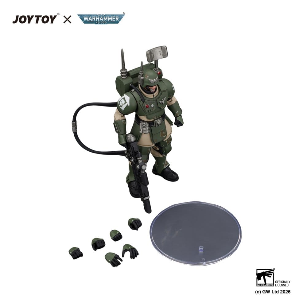 Warhammer Actionfigur Astra Militarum Kasrkin 3 with Hot-shot Lasgun and Vox-caster - Preorder - ETA: 25.01.2027
