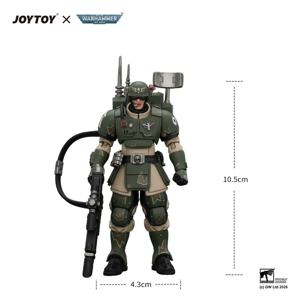 Warhammer Actionfigur Astra Militarum Kasrkin 3 with Hot-shot Lasgun and Vox-caster - Preorder - ETA: 25.01.2027