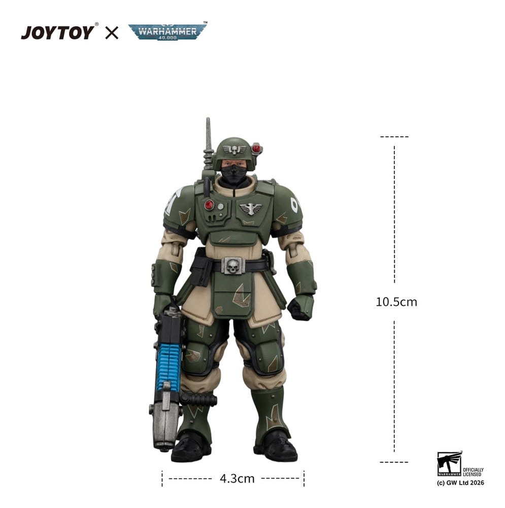 Warhammer Actionfigur Astra Militarum Kasrkin 4 with Plasma Gun - Preorder - ETA: 25.01.2027