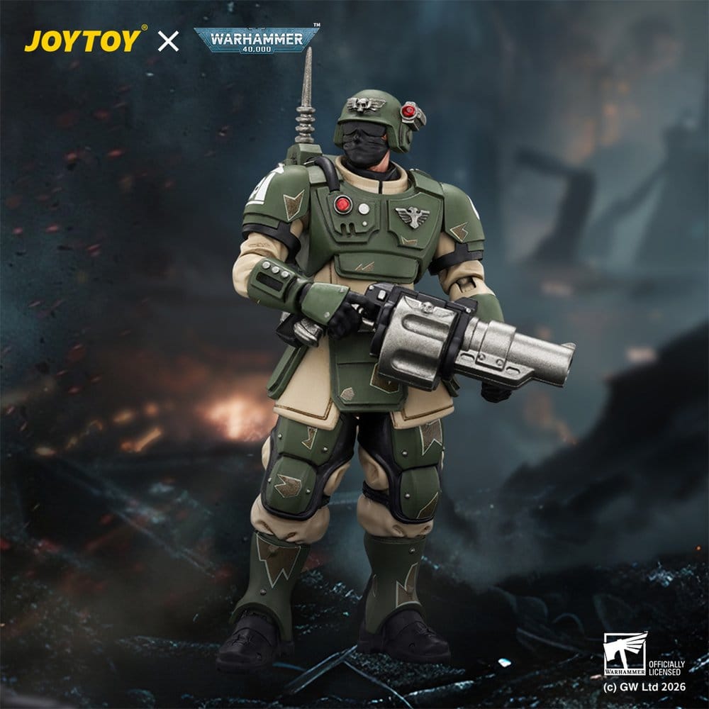 Warhammer Actionfigur Astra Militarum Kasrkin 5 with Grenade Launcher - Preorder - ETA: 25.01.2027