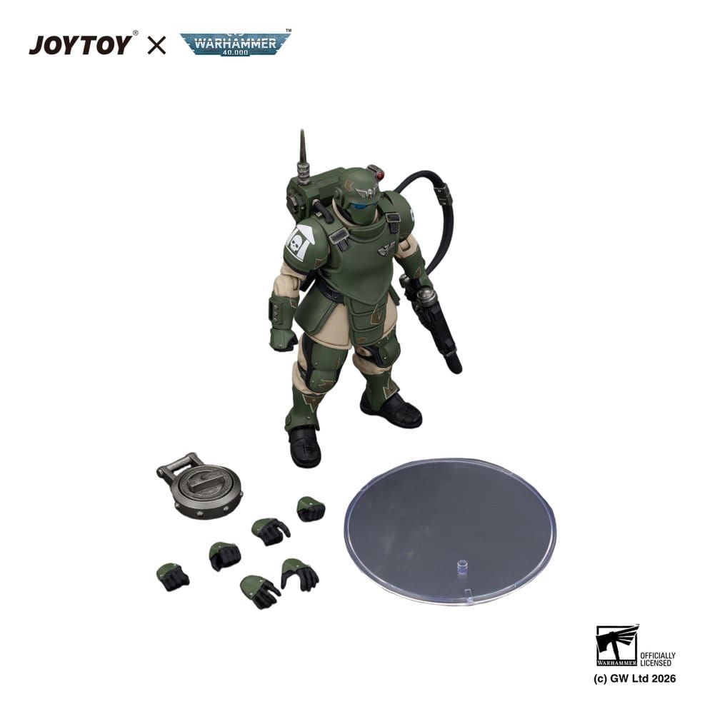 Warhammer Actionfigur Astra Militarum Kasrkin 6 with Hot-shot Laspistol - Preorder - ETA: 25.01.2027