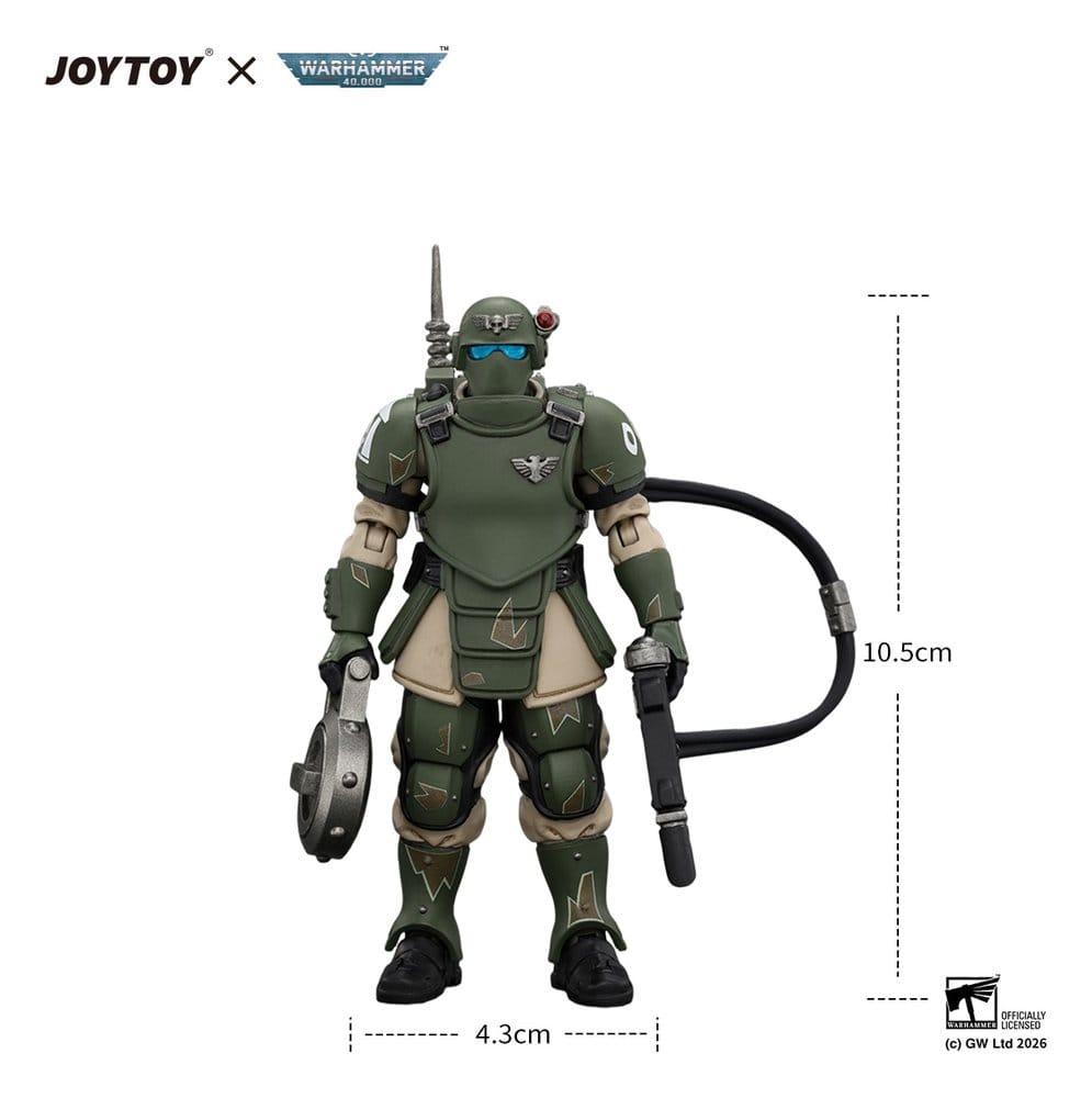 Warhammer Actionfigur Astra Militarum Kasrkin 6 with Hot-shot Laspistol - Preorder - ETA: 25.01.2027