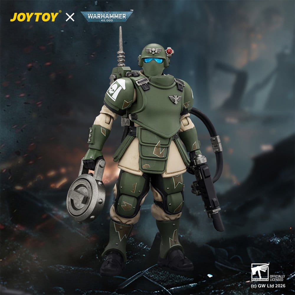 Warhammer Actionfigur Astra Militarum Kasrkin 6 with Hot-shot Laspistol - Preorder - ETA: 25.01.2027