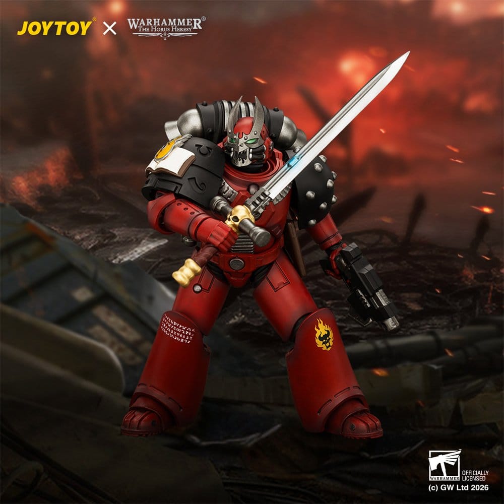 Warhammer The Horus Heresy Actionfigur Word Bearers MkVI Tactical Sergeant 12 cm - Preorder - ETA: 25.02.2027