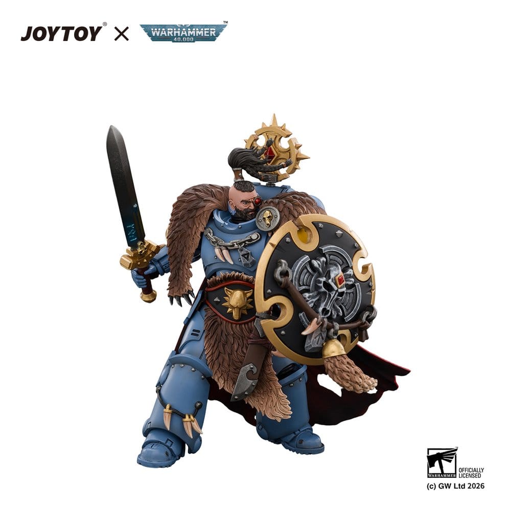 Space Marine Actionfigur Space Wolves Wolf Guard Battle Leader 12 cm - Preorder - ETA: 25.02.2027