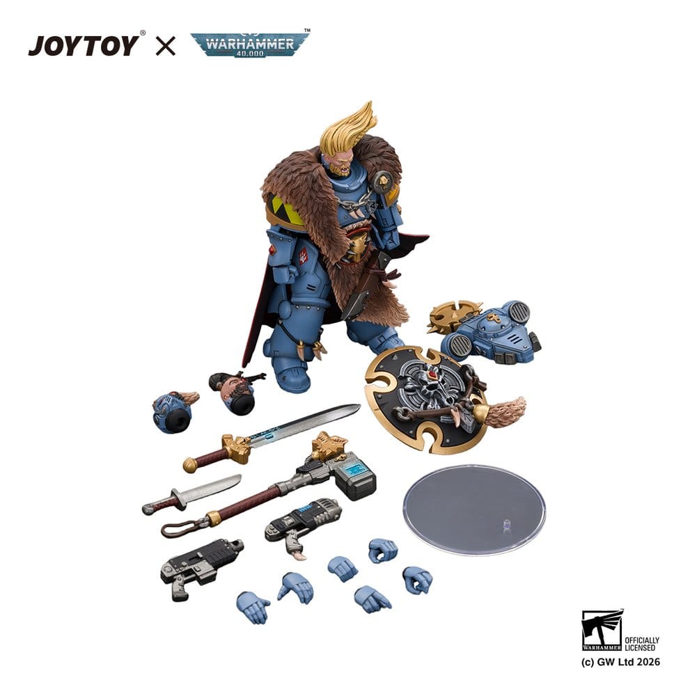 Space Marine Actionfigur Space Wolves Wolf Guard Battle Leader 12 cm - Preorder - ETA: 25.02.2027