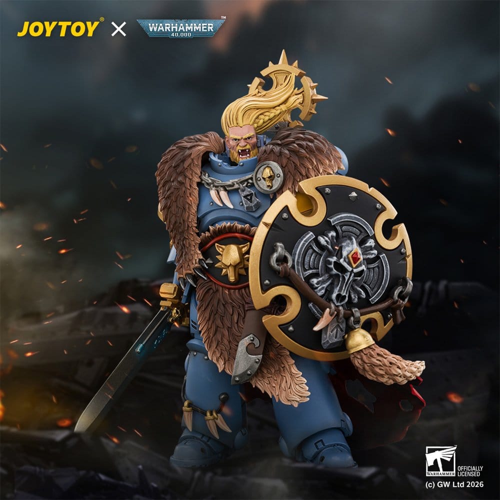 Space Marine Actionfigur Space Wolves Wolf Guard Battle Leader 12 cm - Preorder - ETA: 25.02.2027