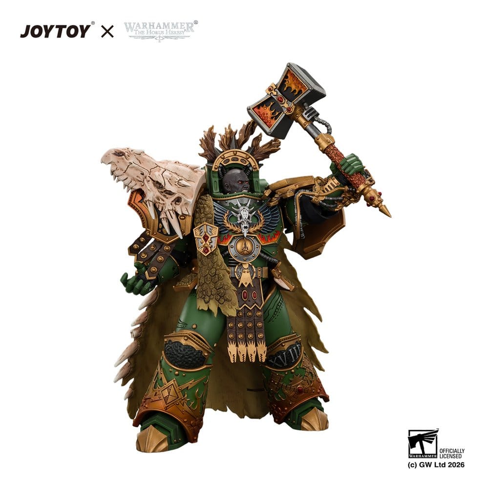 Warhammer Actionfigur Salamanders Vulkan, Primarch of the XVIIIth Legion 21 cm - Preorder - ETA: 25.03.2027