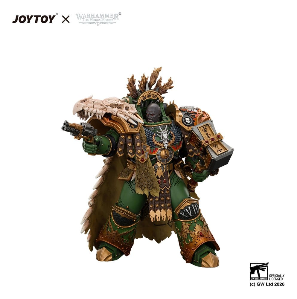Warhammer Actionfigur Salamanders Vulkan, Primarch of the XVIIIth Legion 21 cm - Preorder - ETA: 25.03.2027