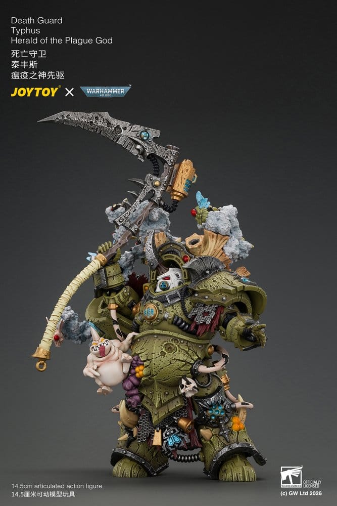 Warhammer Actionfigur Death Guard Typhus Herald of the Plague God 15 cm - Preorder - ETA: 25.03.2027