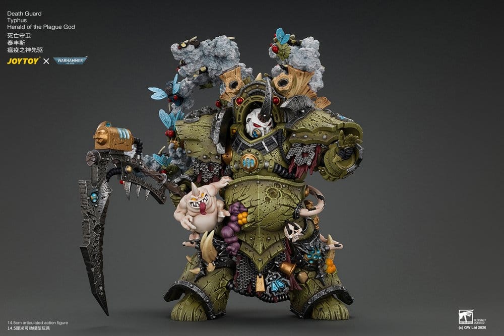 Warhammer Actionfigur Death Guard Typhus Herald of the Plague God 15 cm - Preorder - ETA: 25.03.2027