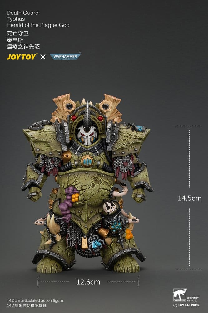 Warhammer Actionfigur Death Guard Typhus Herald of the Plague God 15 cm - Preorder - ETA: 25.03.2027